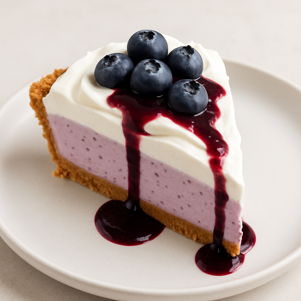 Pastel de Helado de Arándanos