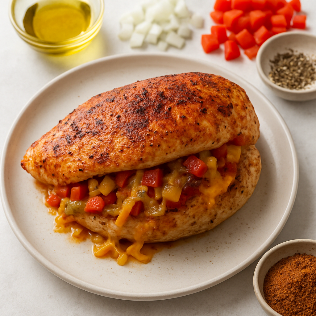 Pollo Relleno Cajún