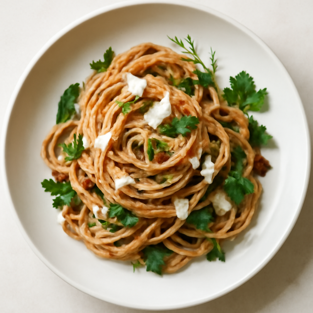 Linguine con Tomate Deshidratado y Eneldo