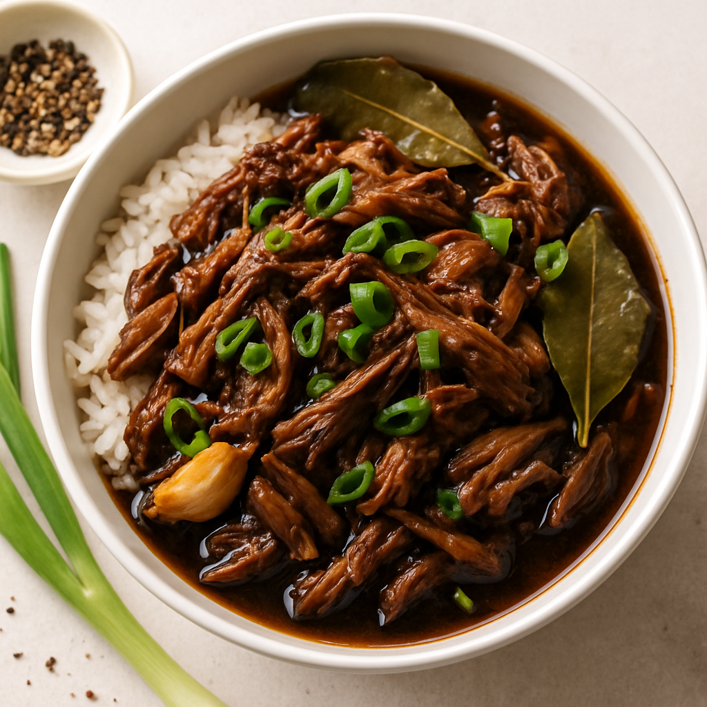 Adobo de Cerdo en Olla de Cocción Lenta