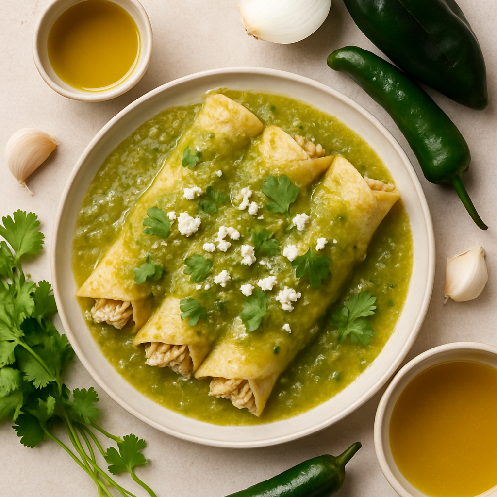 Chicken Enchiladas Verdes