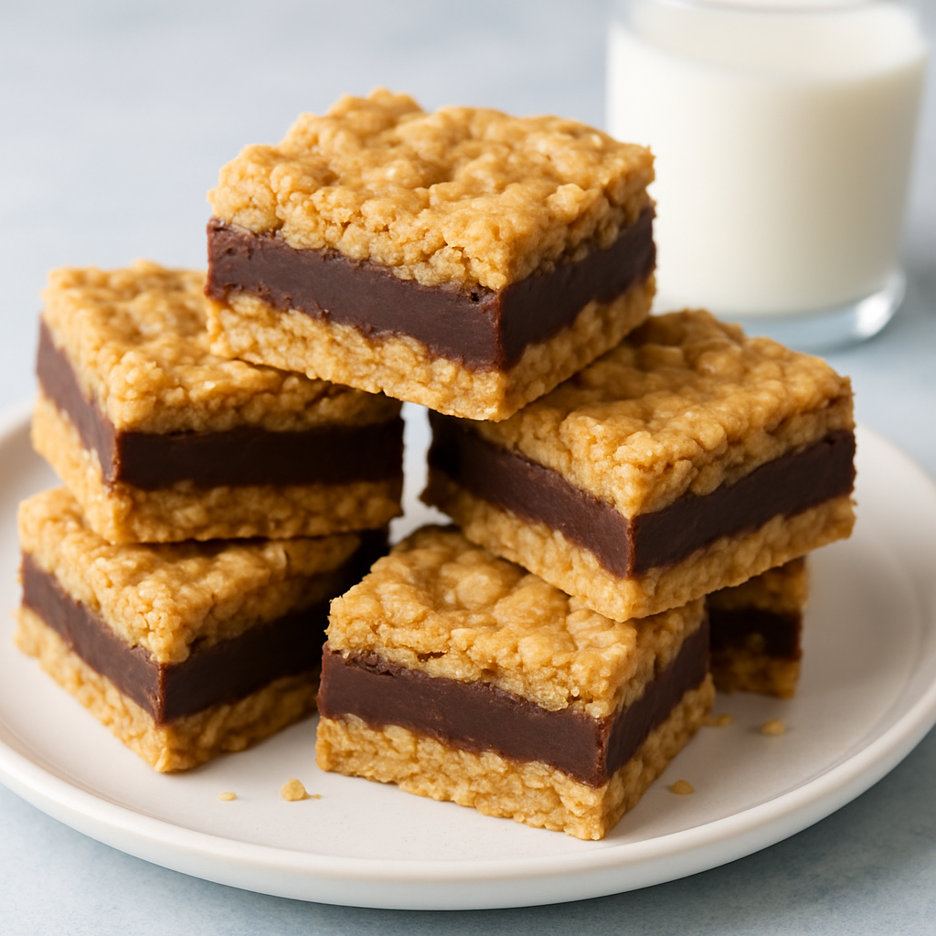 Oatmeal Fudge Bars