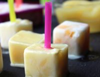 Frozen Pear Pops