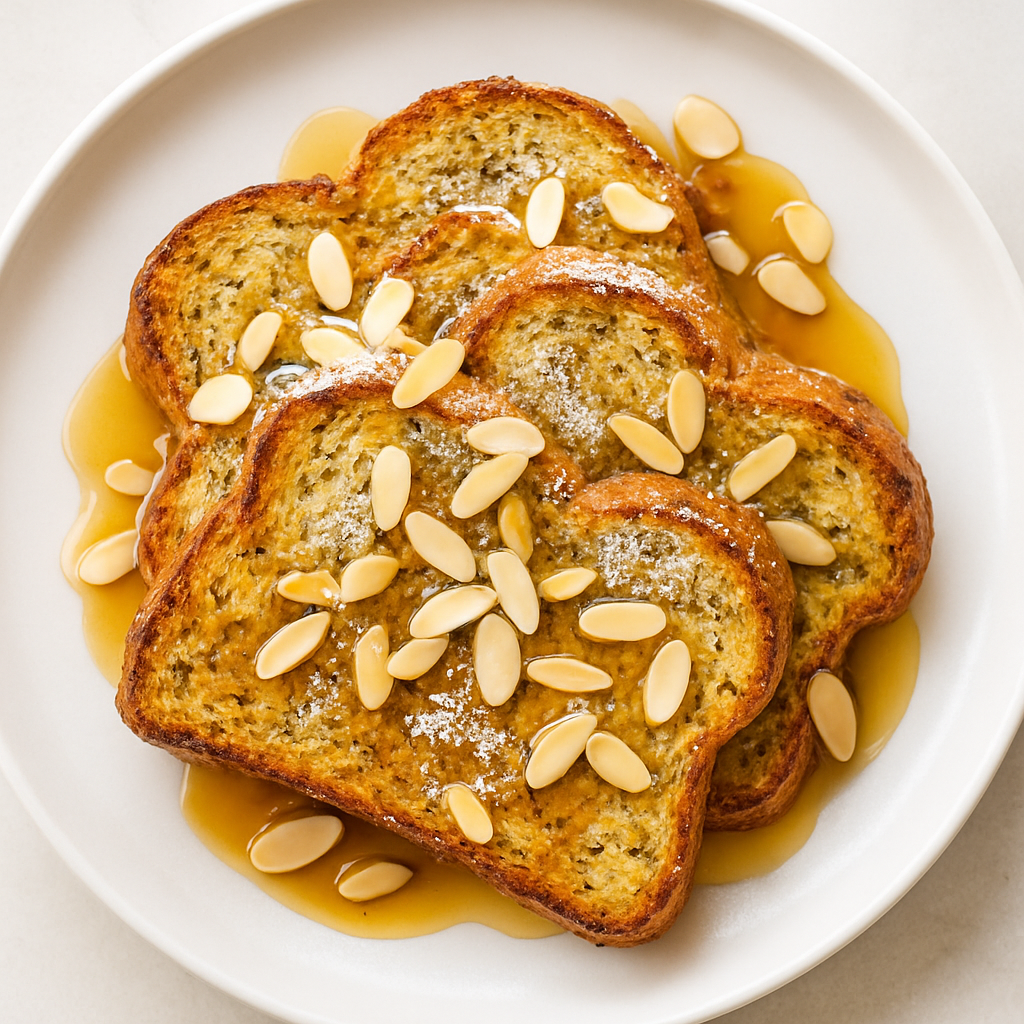 Almond Poppy Seed French Toast