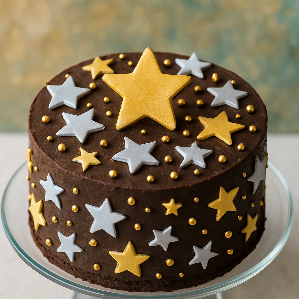 Starry Night Cake