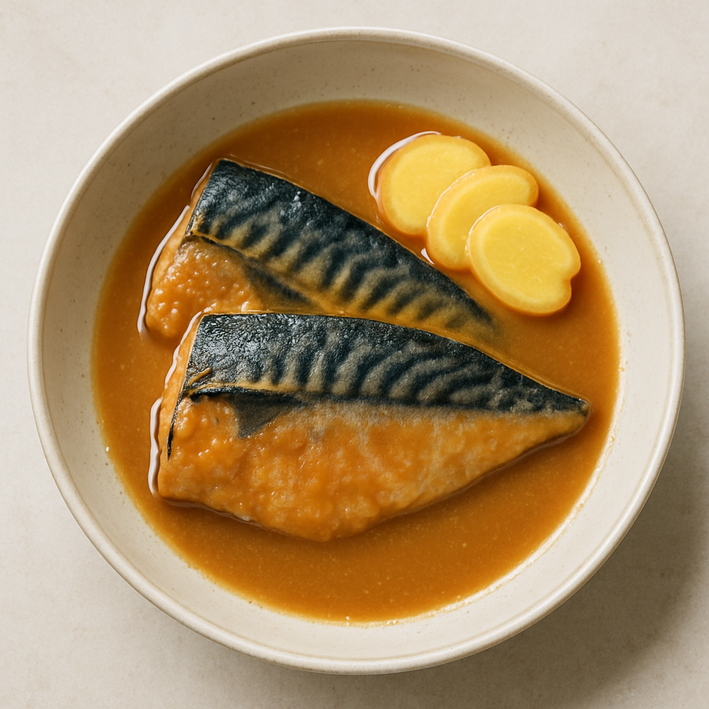 Pescado de Misoni: Caballa Española Guisada en Miso
