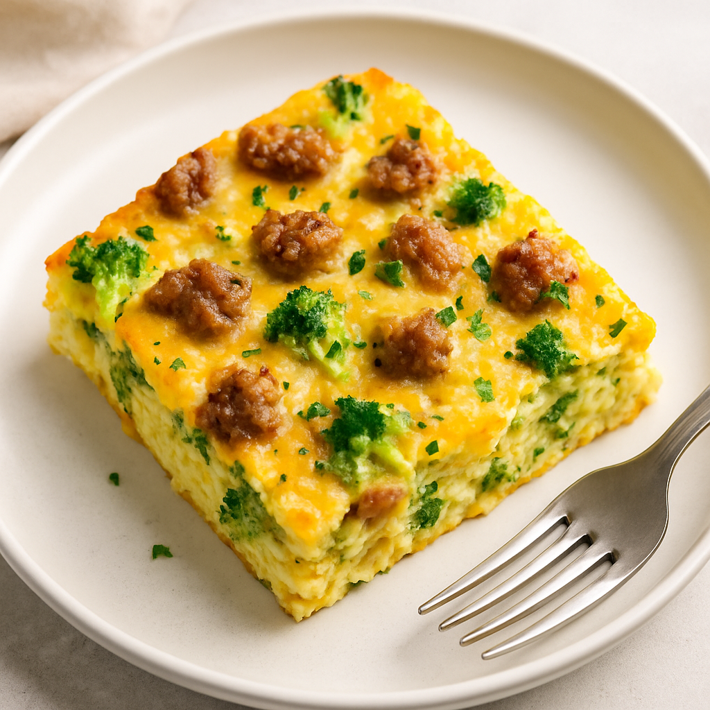 Slow Cooker Sausage & Egg Breakfast Casserole