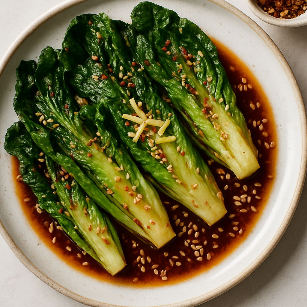Lechuga Romana Estilo Coreano