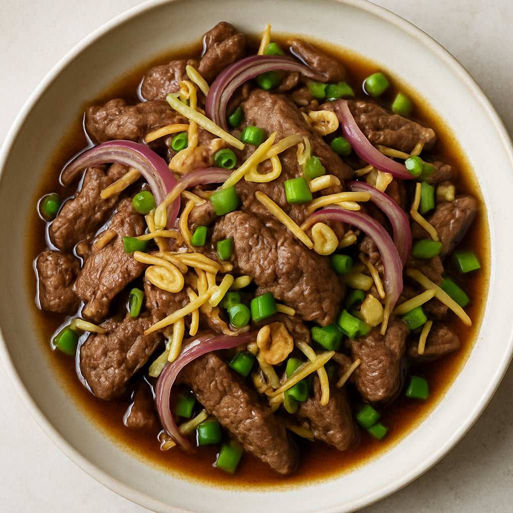 Vietnamese Lemongrass & Ginger Beef