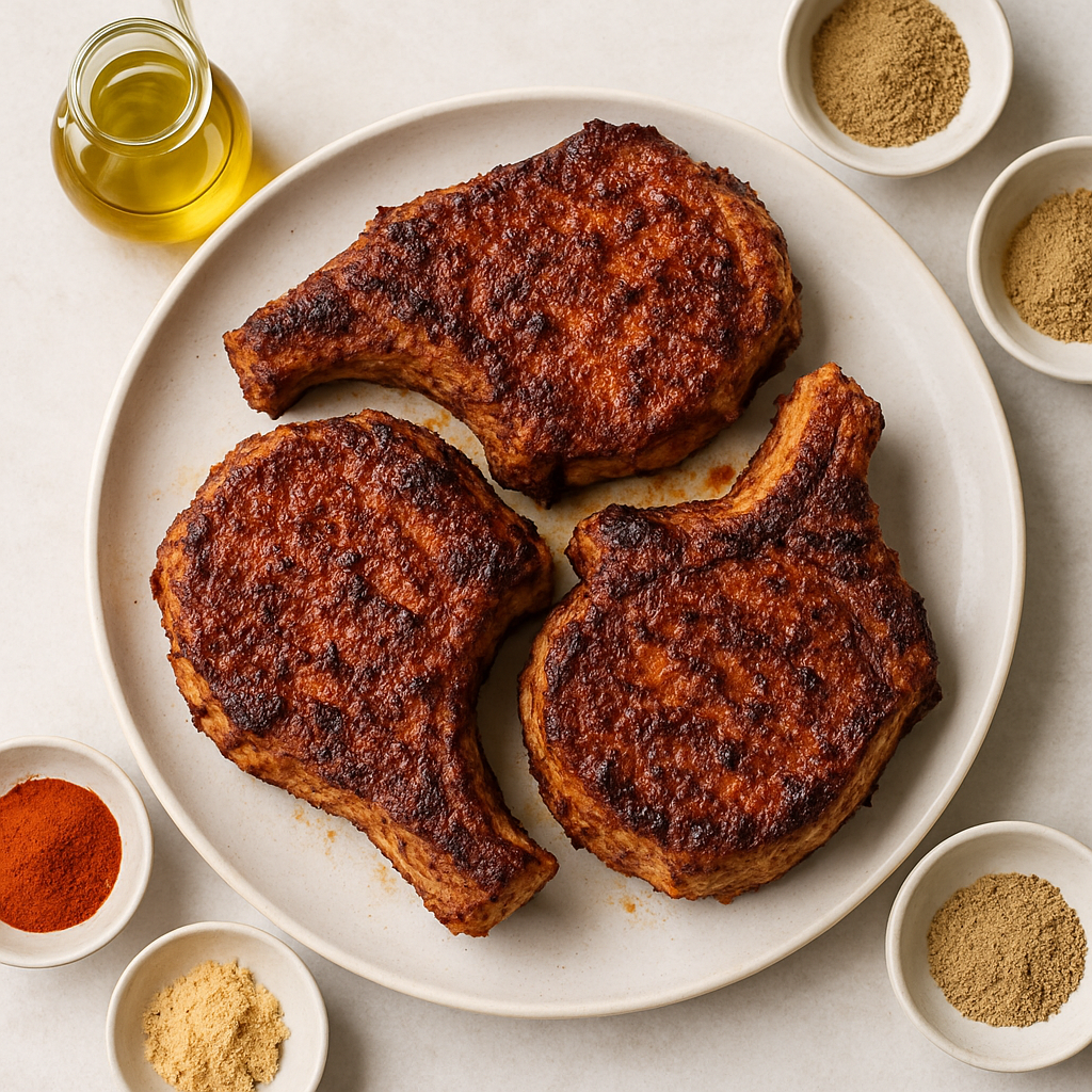 Spiced BBQ Pork Chops