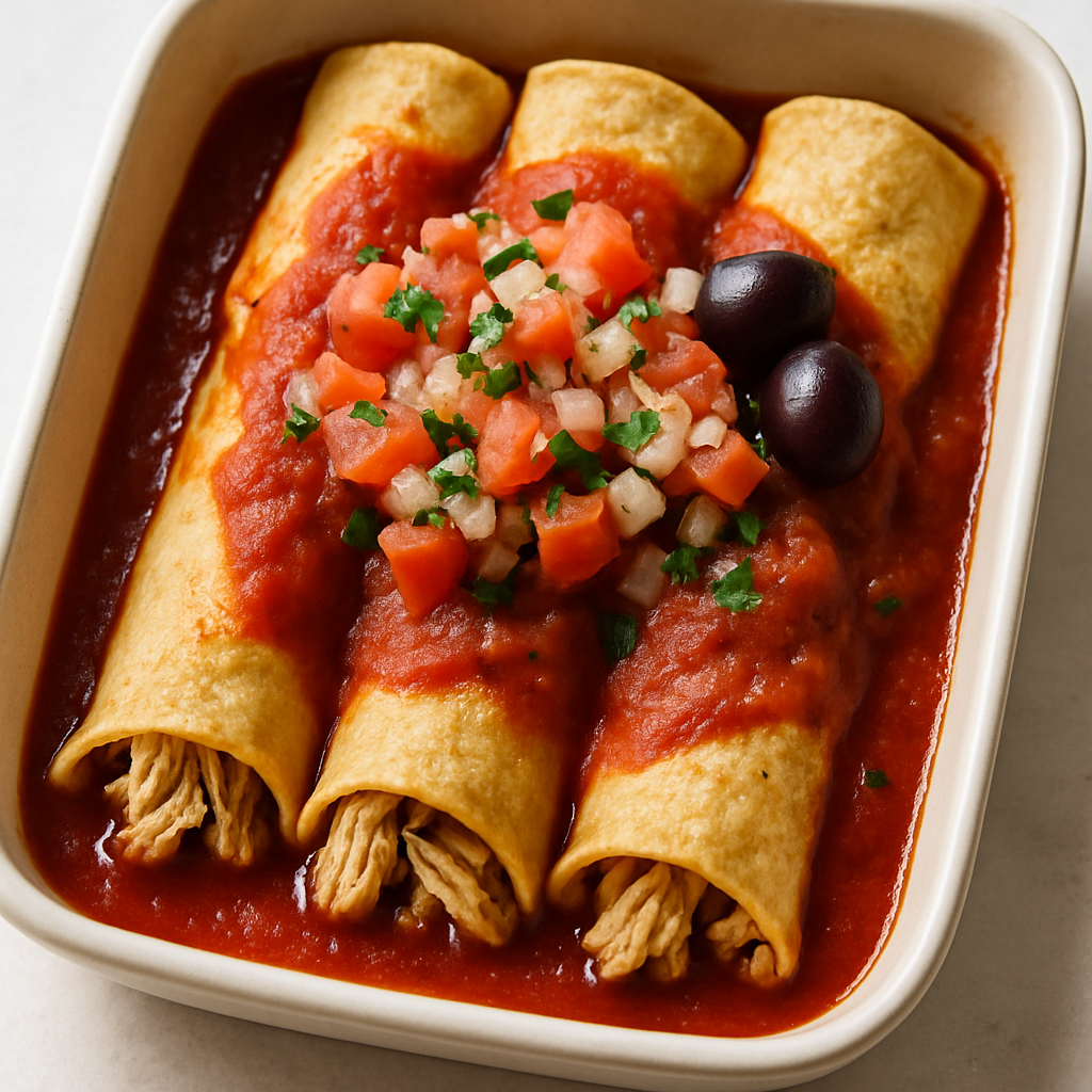 Sensible Chicken Enchiladas
