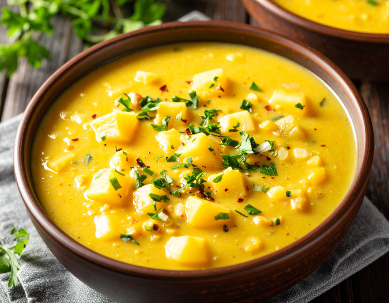 Golden Split Pea Soup