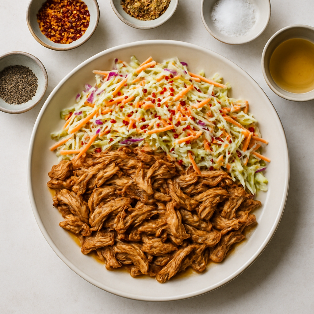 Pulled Pork with Spicy Coleslaw