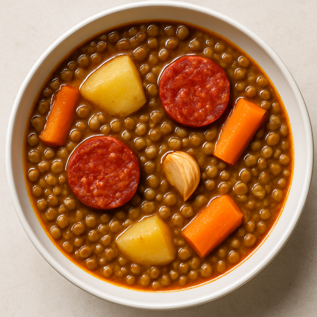 Lentejas con Chorizo