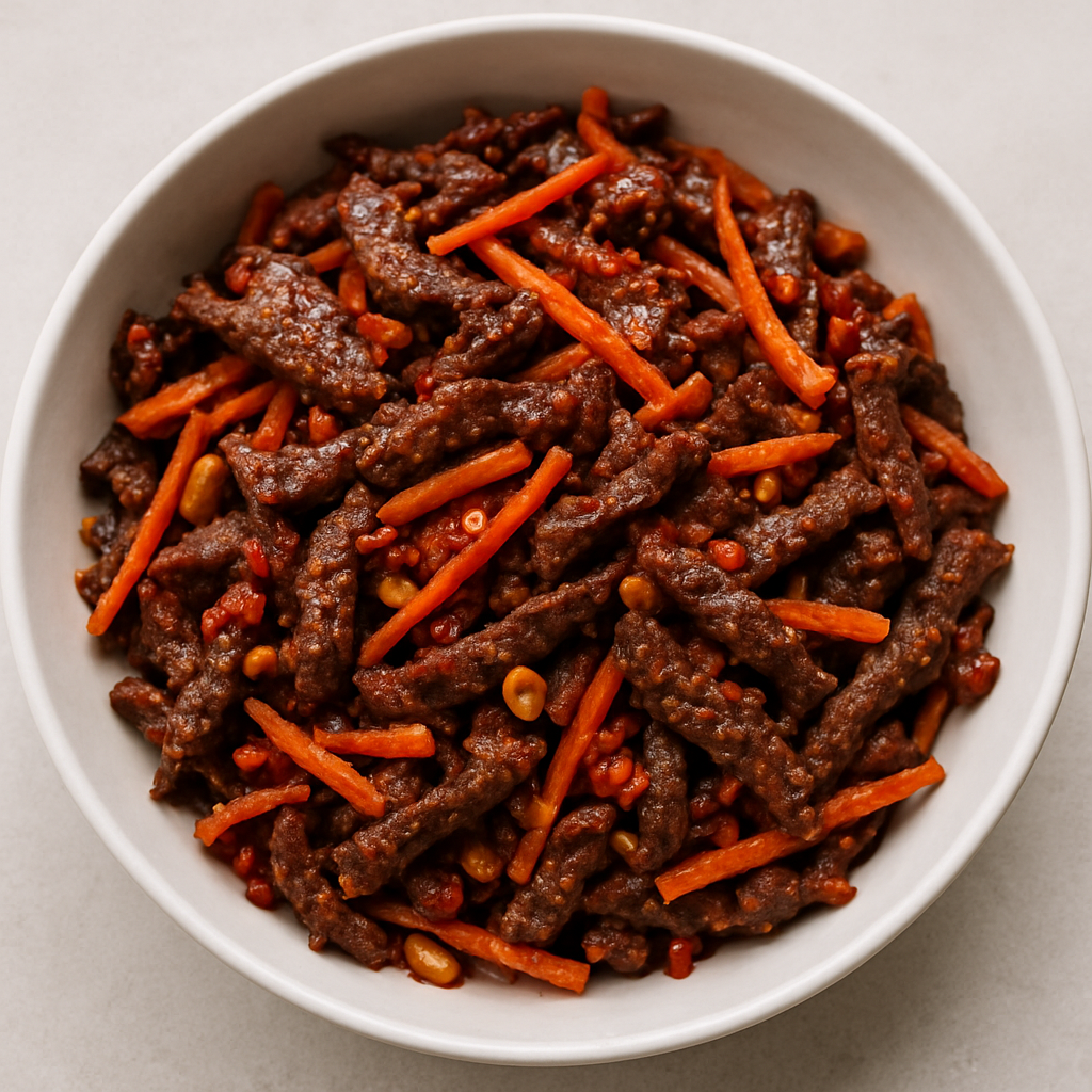 Carne de Res Frita al Estilo Sichuan