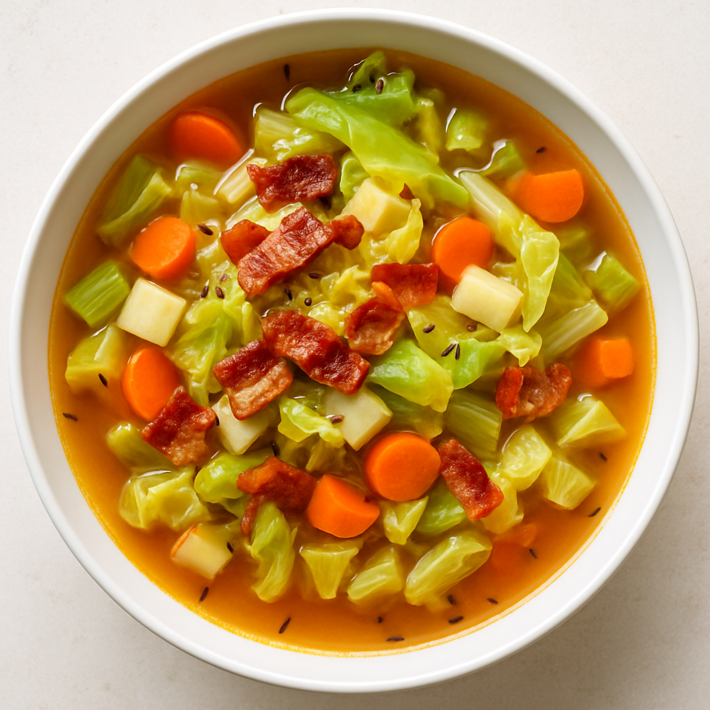 Sweet-and-Sour Cabbage Soup