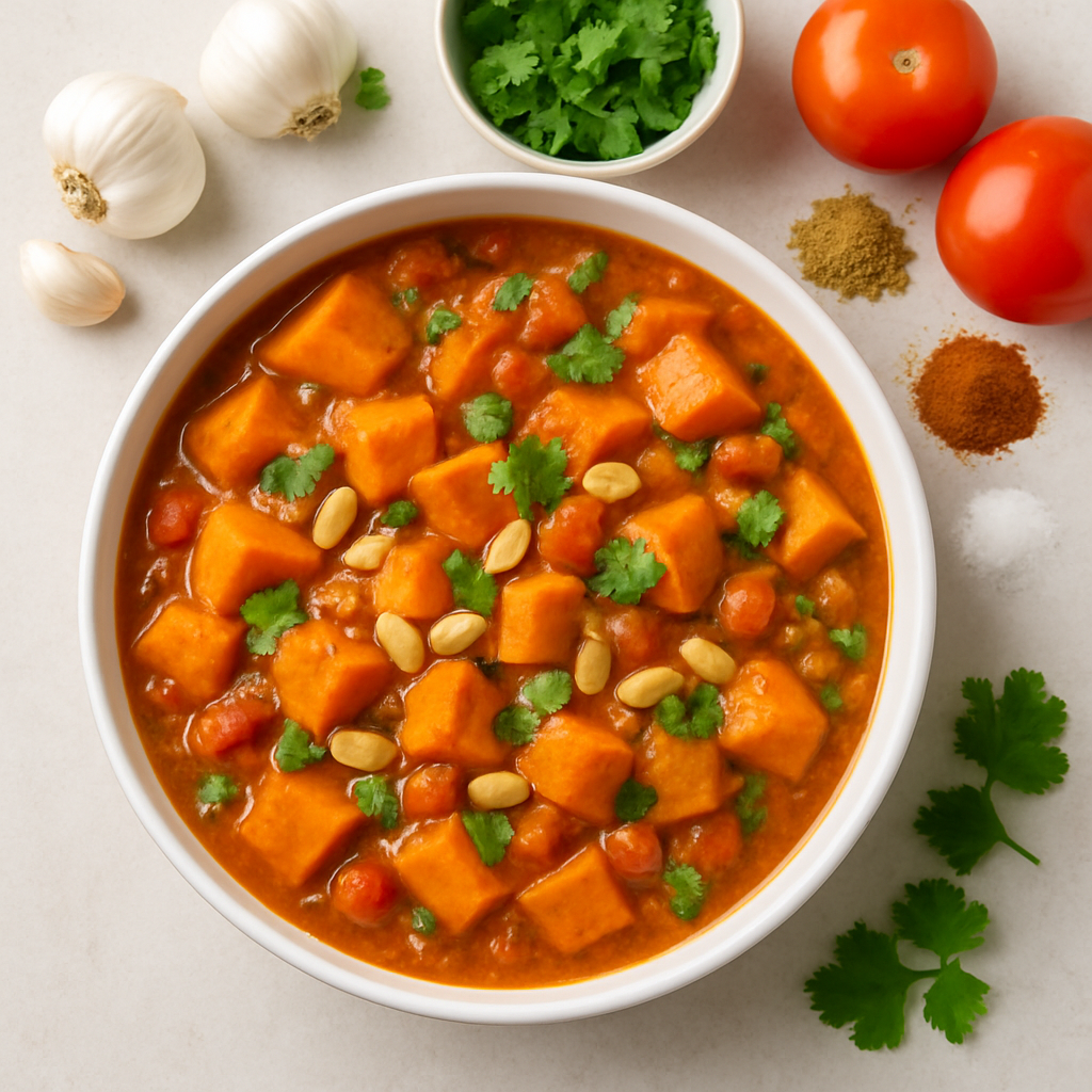 African Sweet Potato-Peanut Stew
