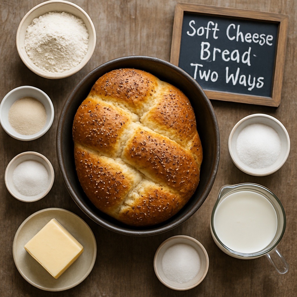 Soft Cheese Bread: Two Ways