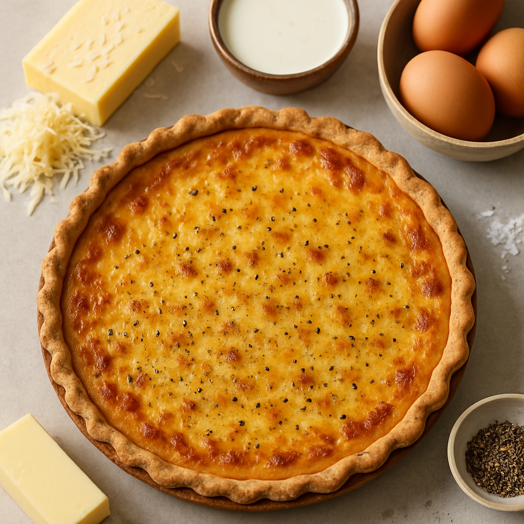 Swedish Västerbottensost Cheese Pie