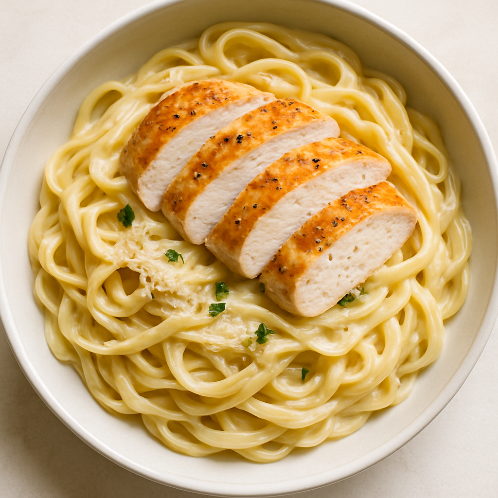 Chicken Alfredo with Fettuccine