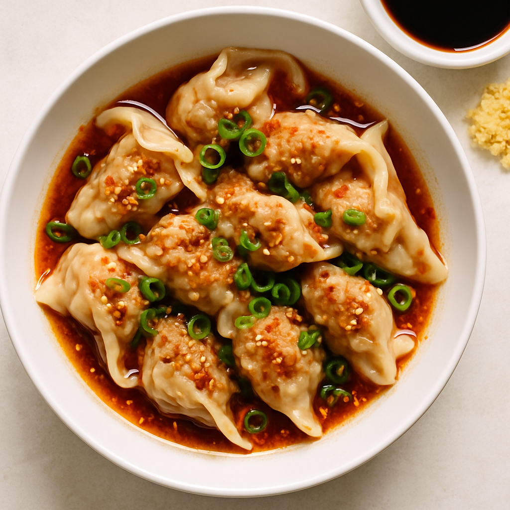 Spicy Pork Dumplings