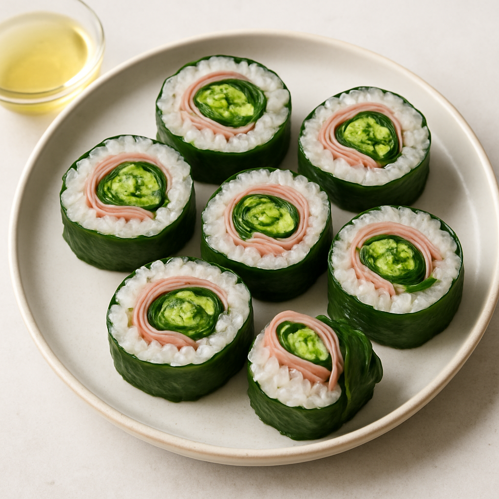 Green Eggs and Ham Sushi