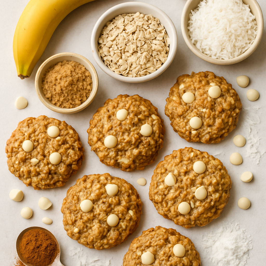 Banana Coconut Cookies