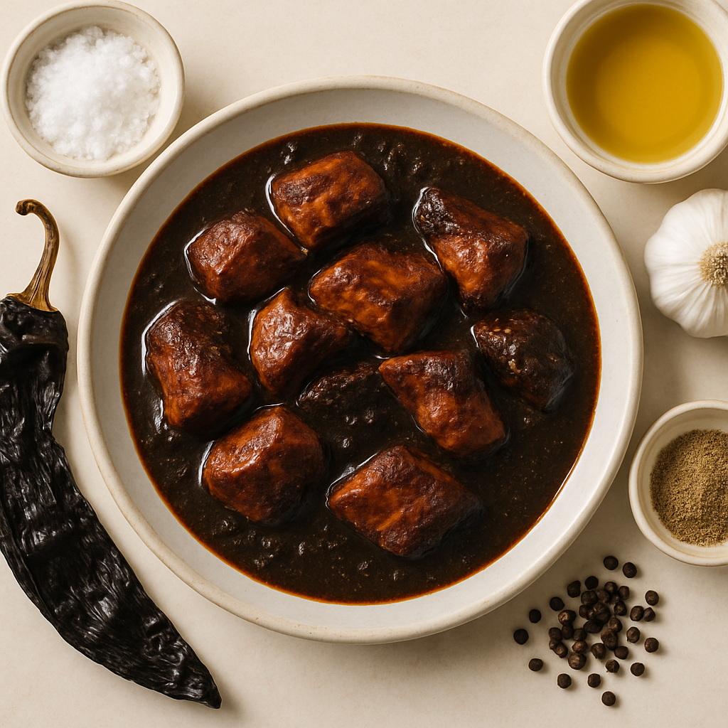 Pork with Black Chile Sauce