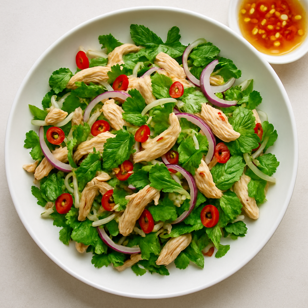 Vietnamese Chicken and Mint Salad
