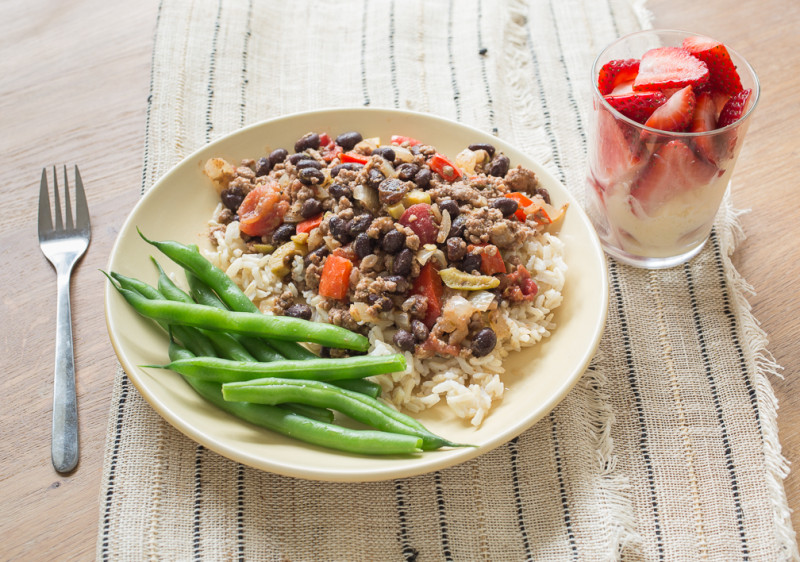 Picadillo with Brown Rice