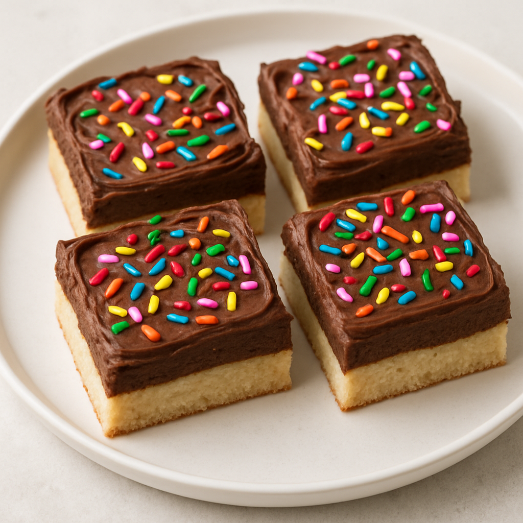 Barras de Galleta de Azúcar con Cobertura de Chocolate