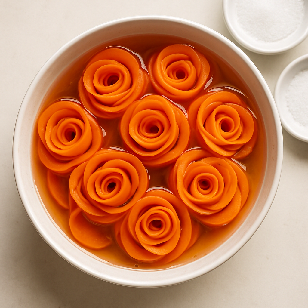 Twisted Carrot Roses