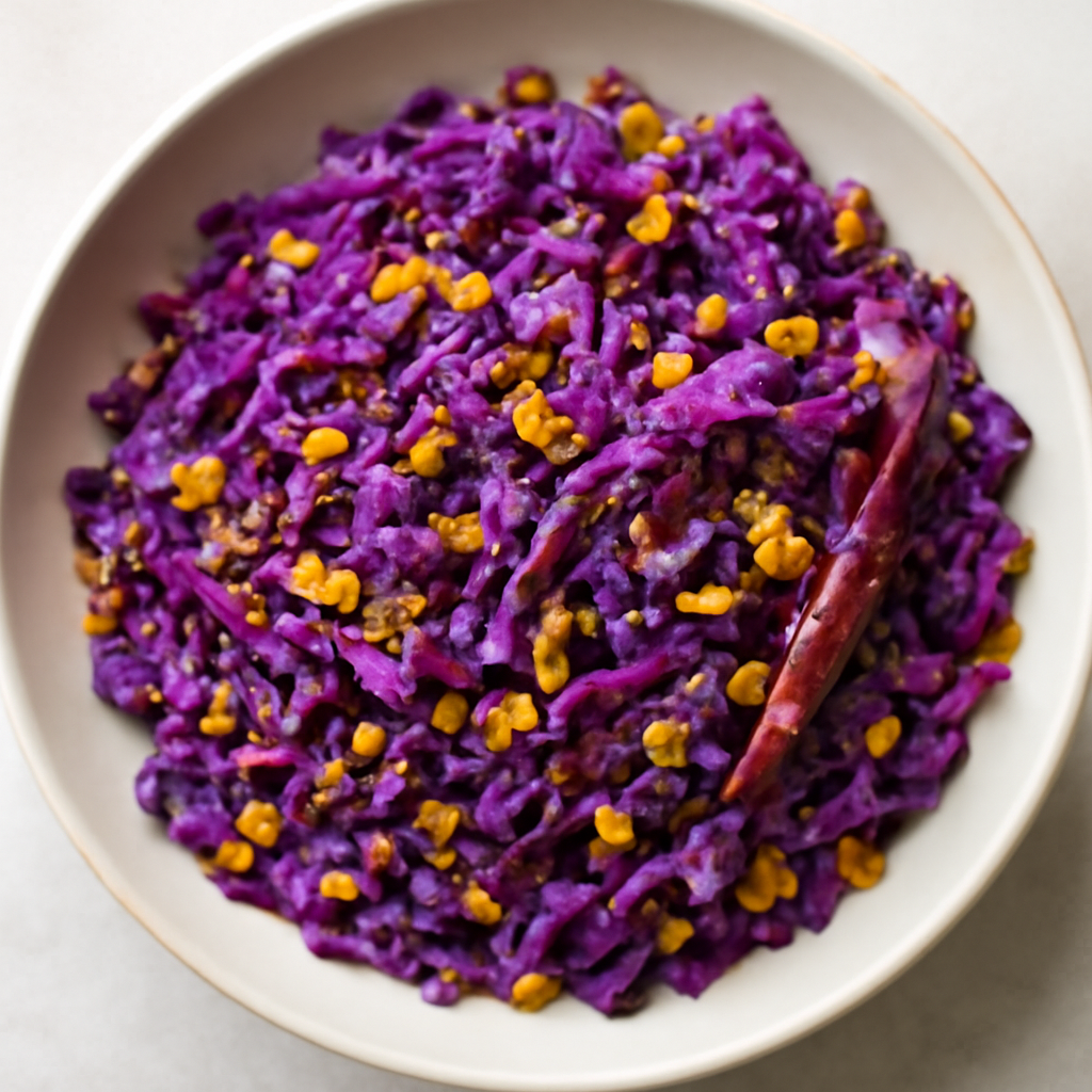 Salteado de Repollo Morado