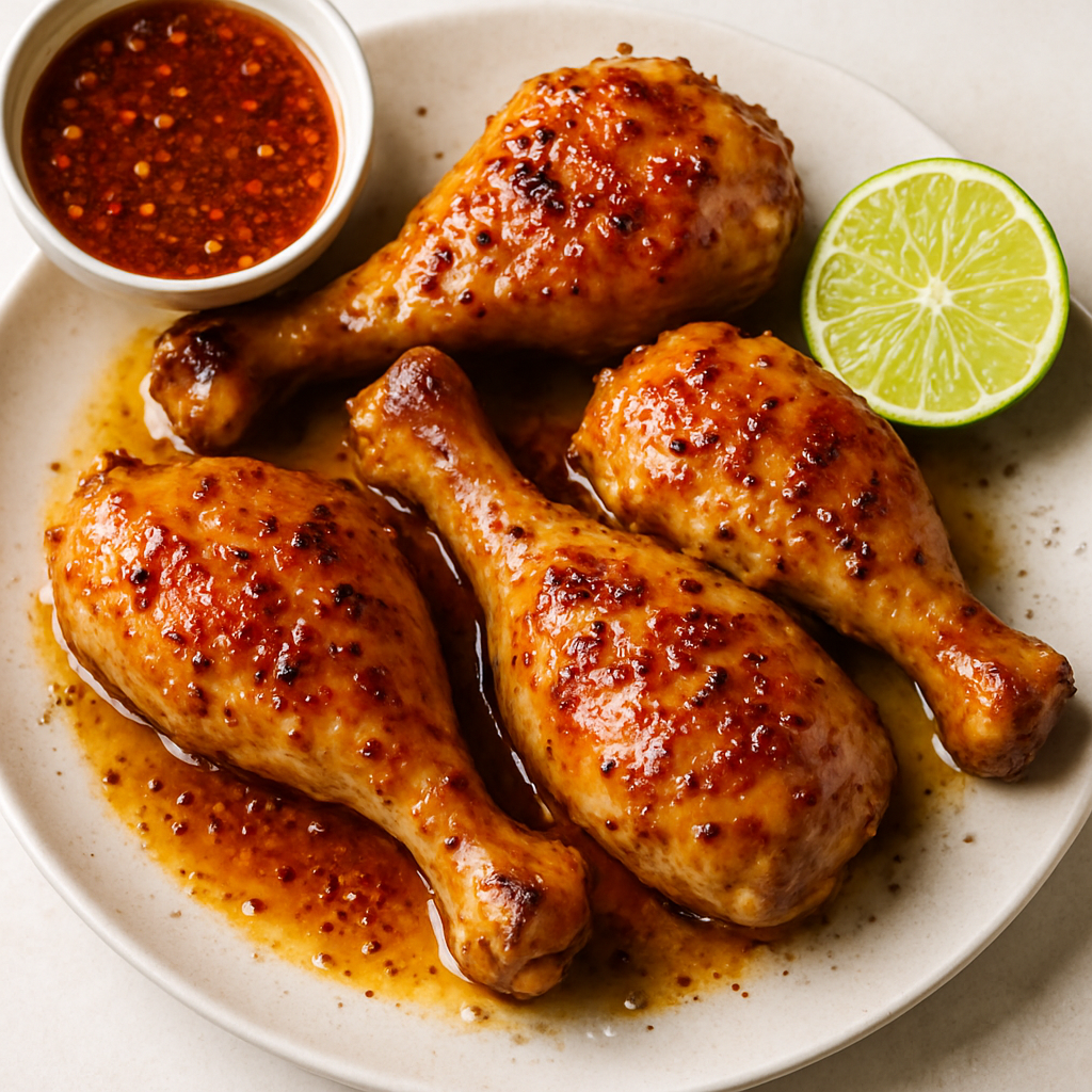 Chili and Honey Chicken Legs