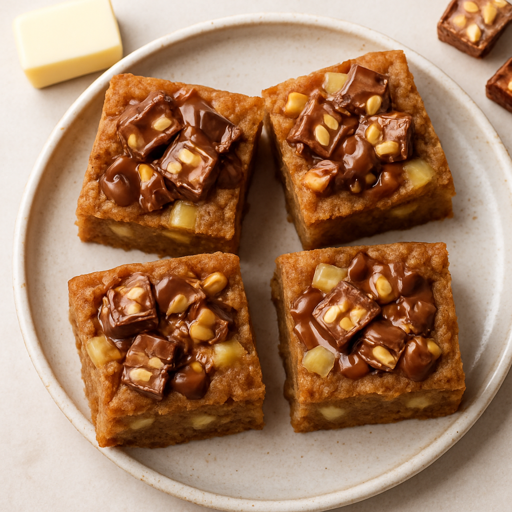 Snickers Apple Blondies