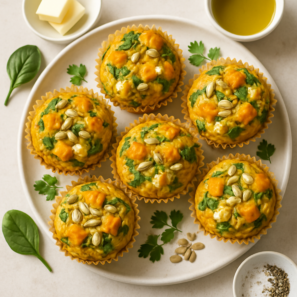 Pumpkin and Feta Muffins