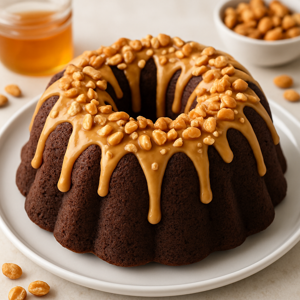 Honey Roasted Peanut Butter Pound Cake