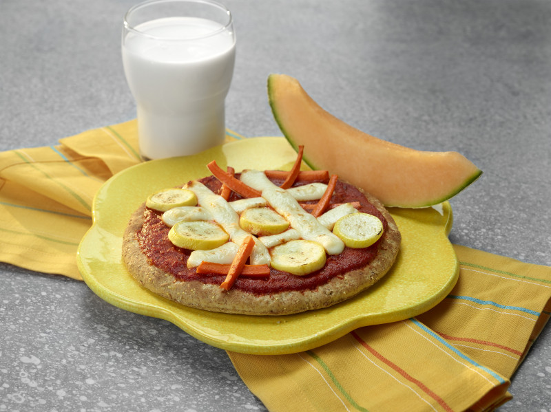 Pizza de Gato y Ratón con Verduras