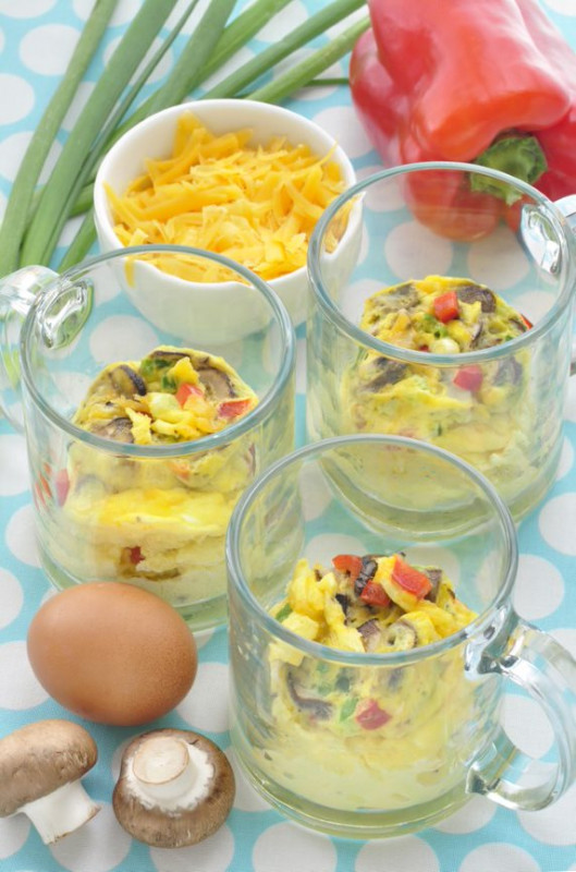 Veggie Omelet in a Mug