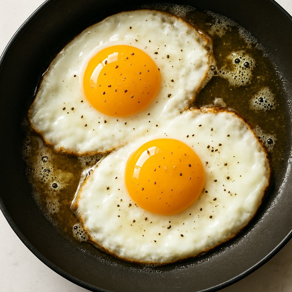 Sunny-Side Up Fried Eggs