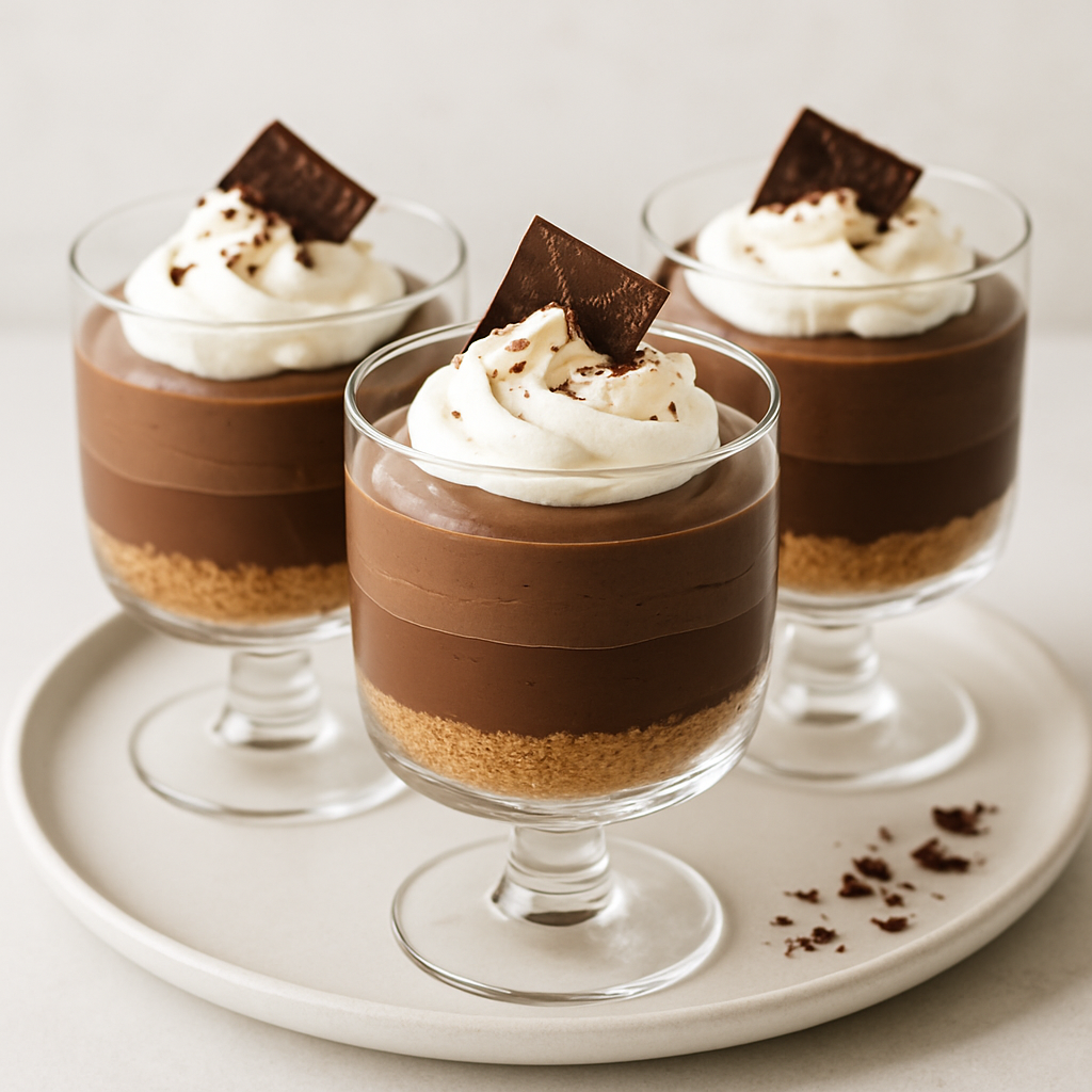 No-Bake Chocolate Cheesecake Parfaits