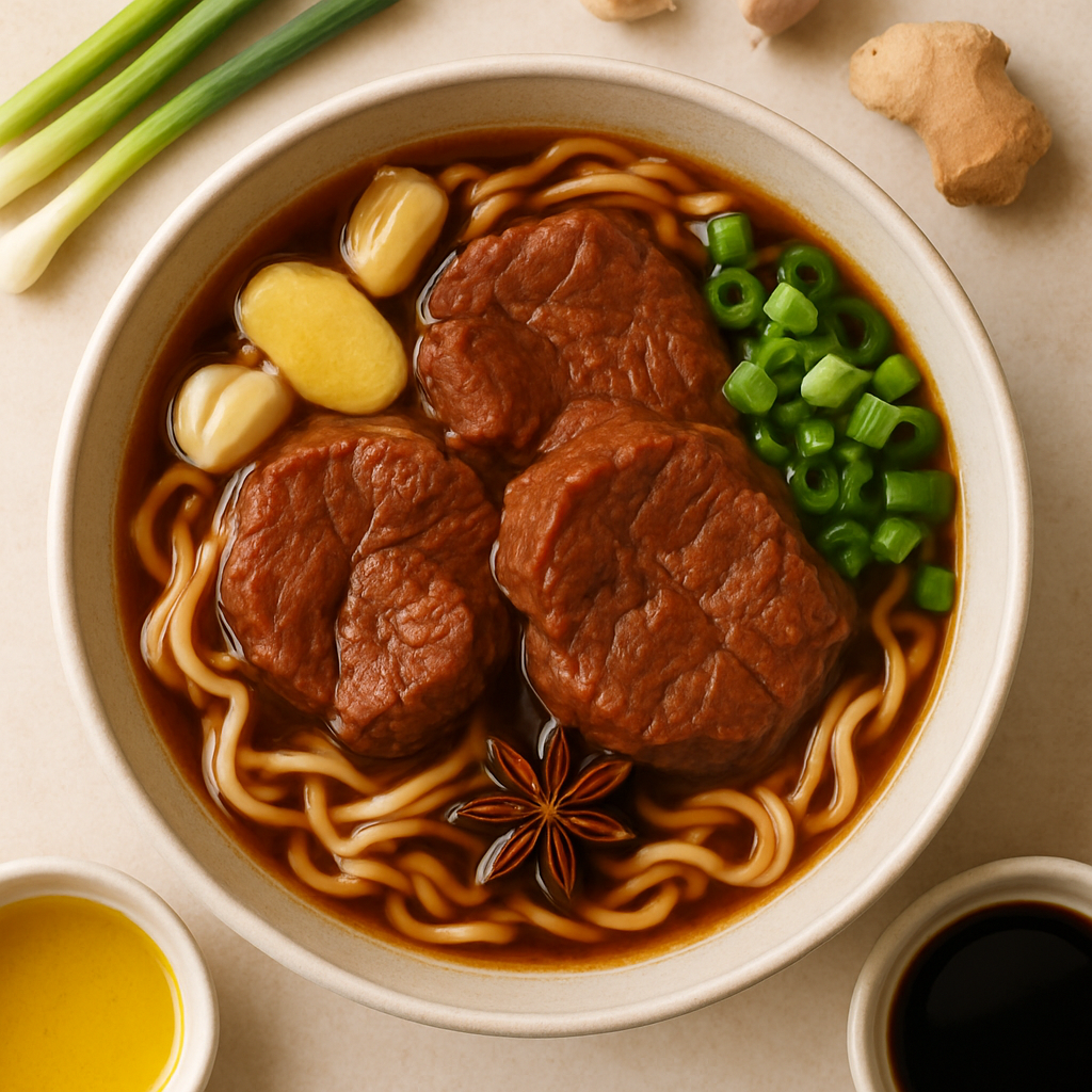 Sopa de Fideos con Carne de Mi Mamá Taiwanesa