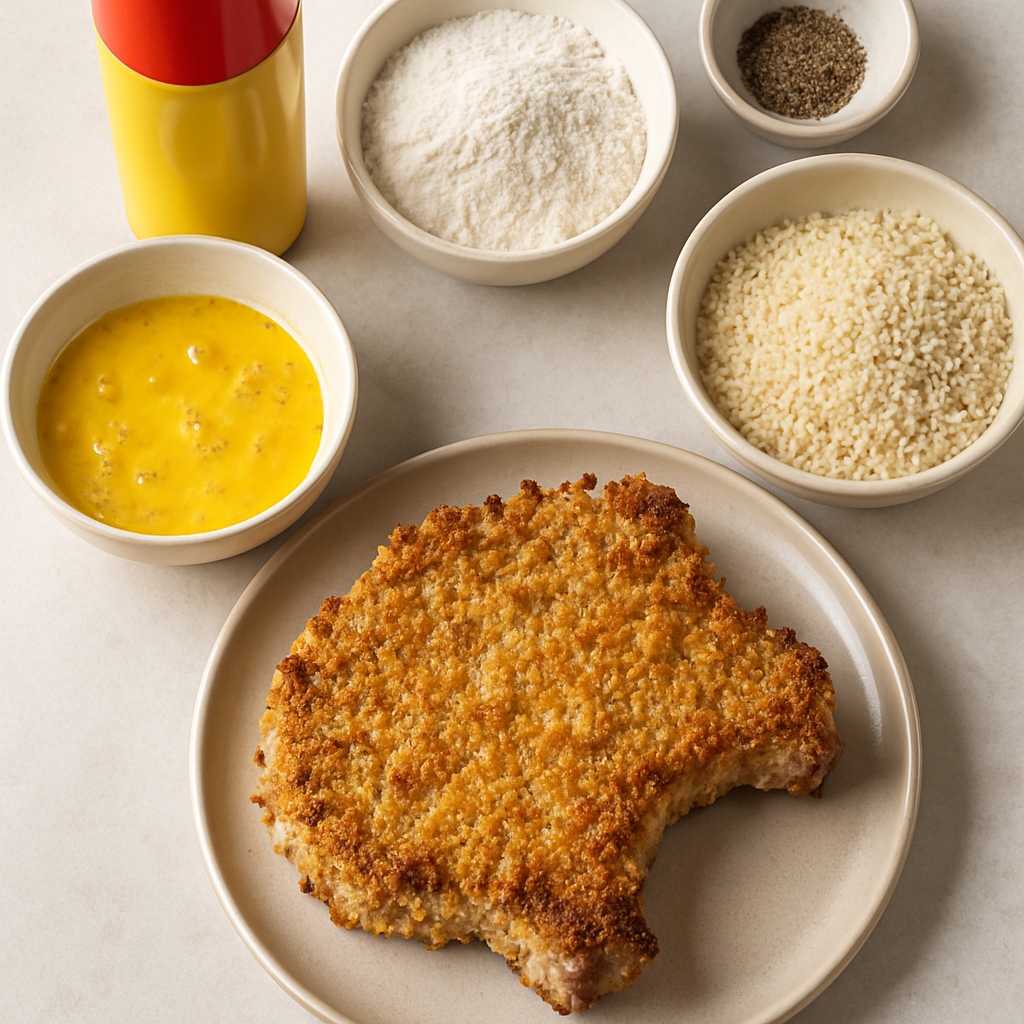 Healthy Oven-Fried Pork Chops