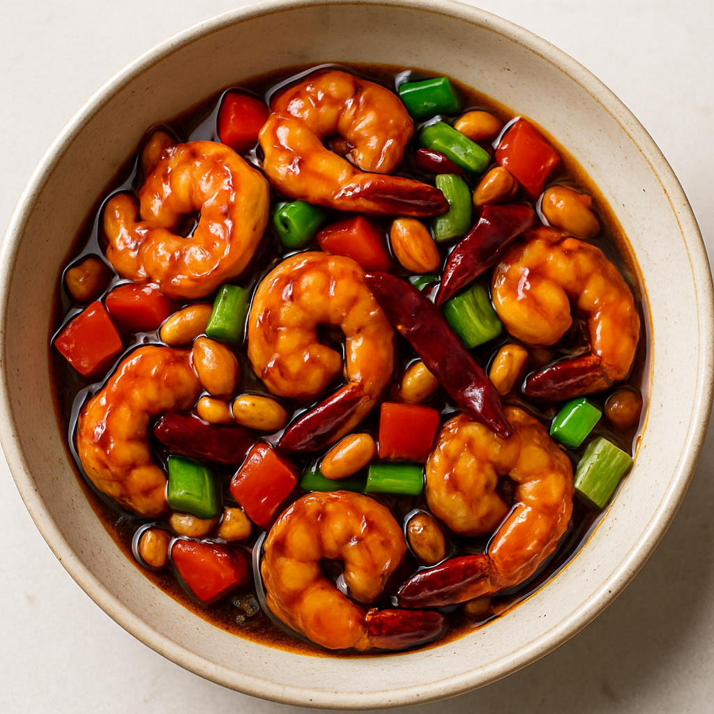 Camarones Kung Pao