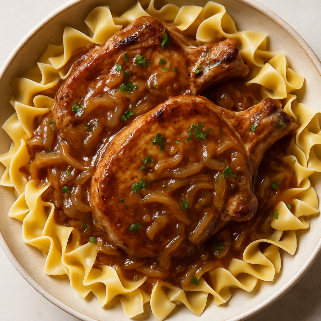 Slow Cooker French Onion Pork