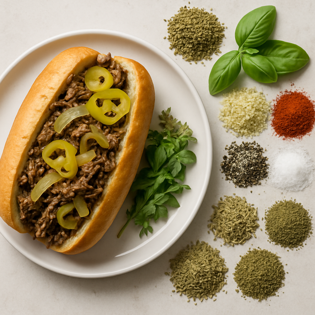 Sándwiches de Carne de Res Italiana en Olla Rápida