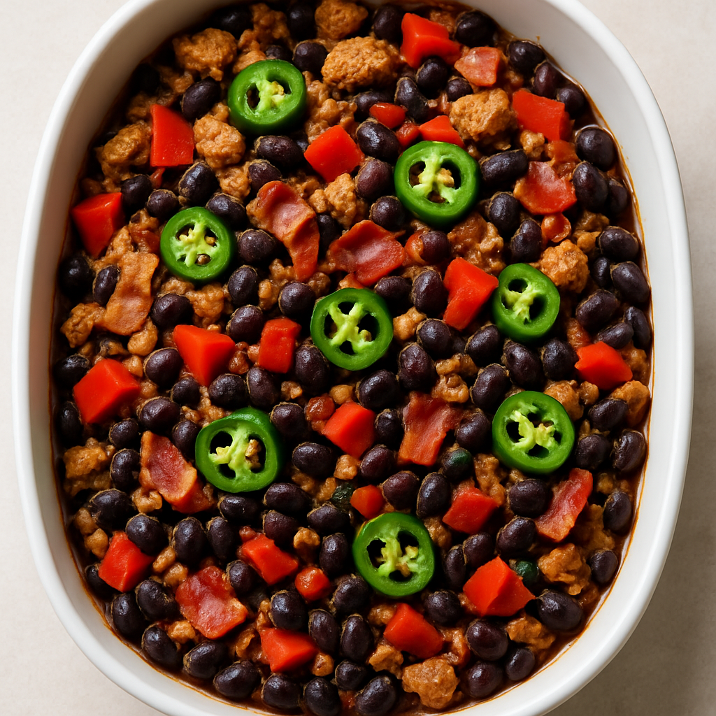 Southwest Black Bean Casserole