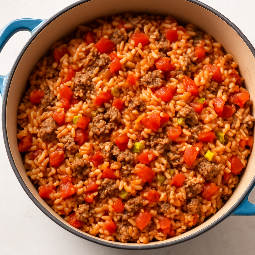 Spanish Rice with Ground Beef