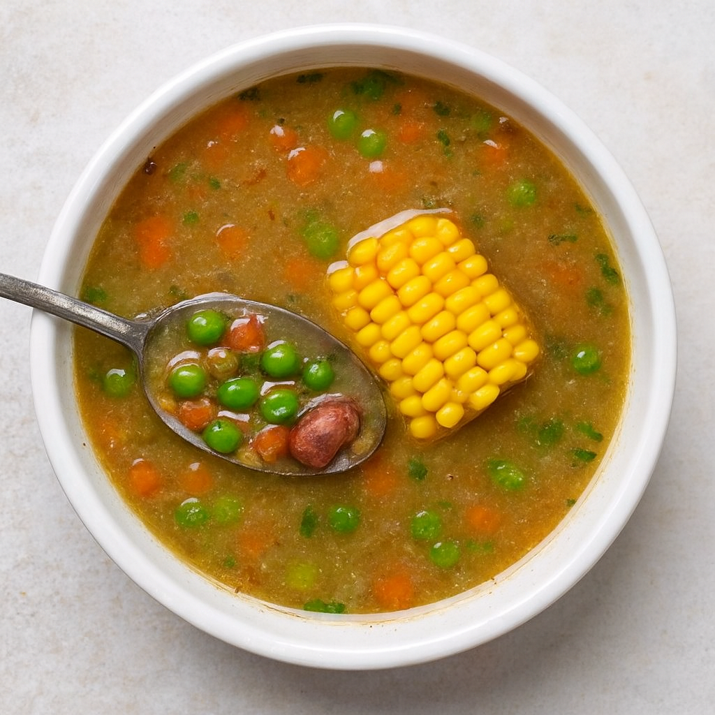 Quick and Easy Dairy- and Fat-Free Colombian Vegetable Soup (Ajiaco Negro)