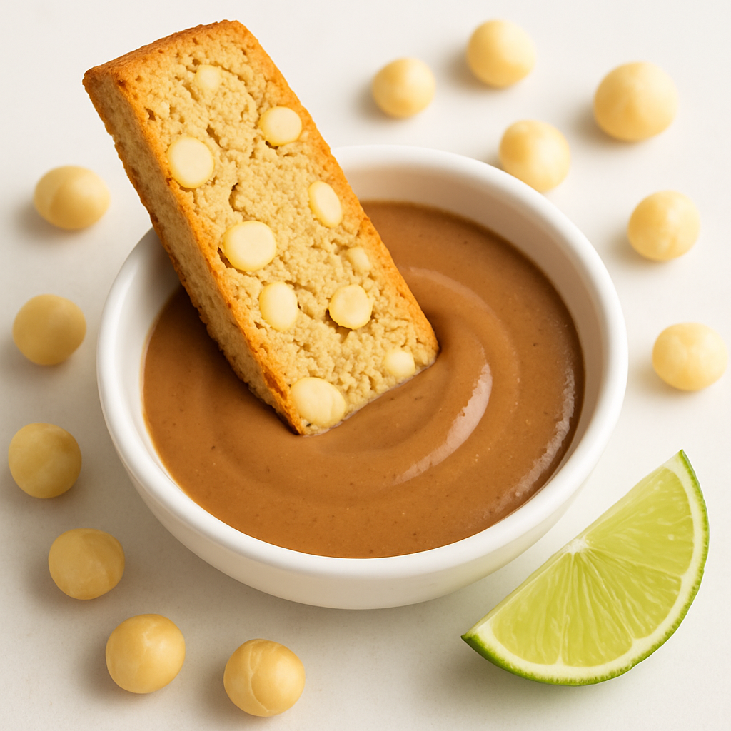 Biscotti de Nuez de Macadamia y Limón